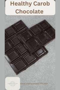 Healthy Carob chocolate recipe